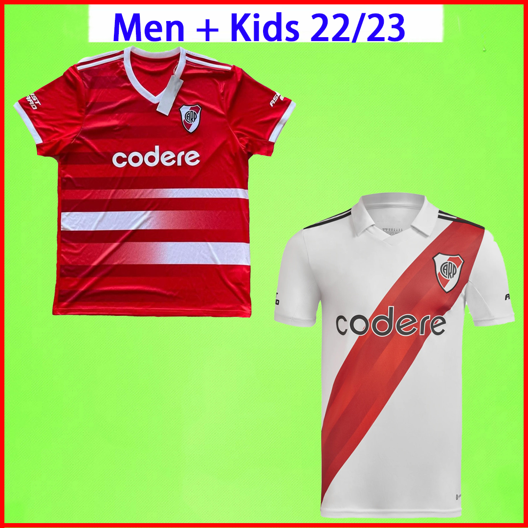 

2022 2023 River Plate soccer jerseys 22 23 Camiseta de futbol home white away red third DE LA CRUZ QUINTERO BORRE FERNANDEZ PRATTO PONZIO FOOTBALL SHIRTS men kids kit