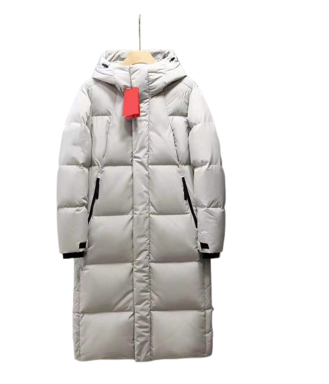 

2022 Men's Clothing White Duck Down Jacket Medium And Long Hooded Cotton Clothes North Winter New Korean Fashion Leisure Warm Thicken Coat Face Clothing 6536