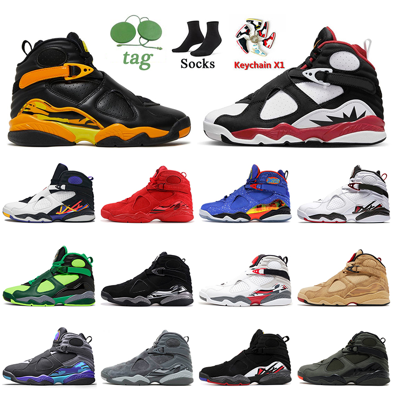 

Jumpman 8 Mens Basketball Shoes 2023 Taxi 8s Paprika Rui Hachimura Samurai Aqua Black Bugs Bunny Chrome Oregon Ducks Doernbecher Take Flight Trainers Sneakers, B12 aqua black 40-45