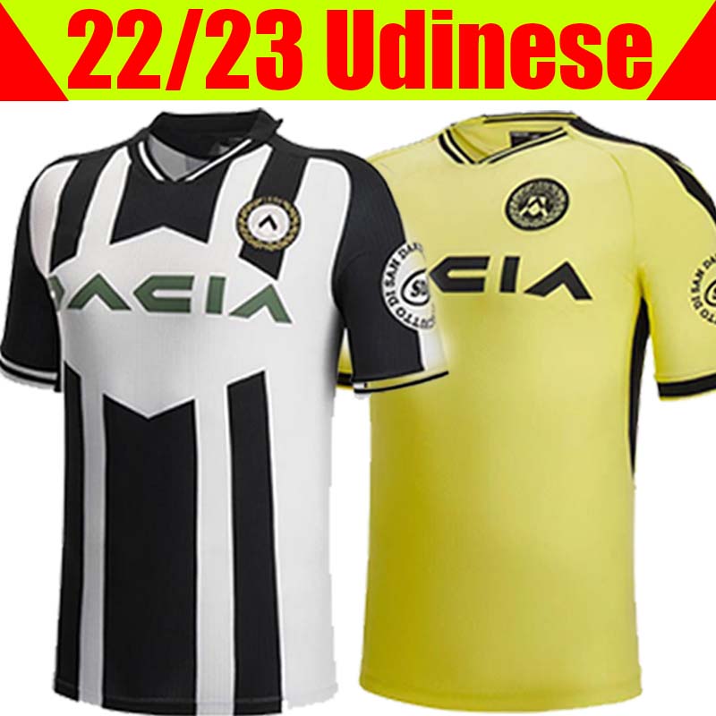 

22/23 Udinese Calcio Soccer Jerseys Home White Away Yellow 2022 2023 BETO DEULOFEU MOLINA PEREYRA football shirt SOPPY PUSSETTO WALACE STRYGER LARSEN UDOGIE men S-2XL, 21-22 away