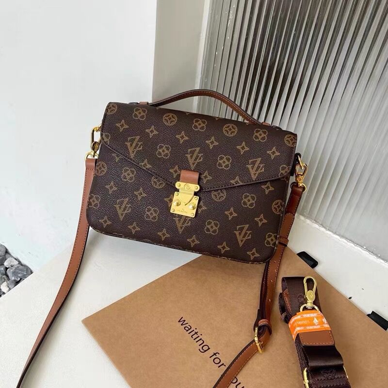 

2023 handbag Designer Handbags Luxury Messenger Bags New Shoulder crossbody bag Women shopping bags wallet Leather louise Purse vutton Crossbody viuton Bag, Black