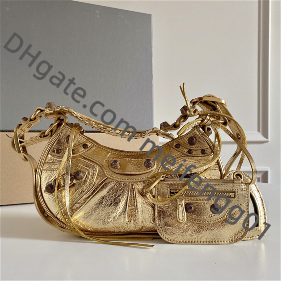 

designer bag Top women's Locomotive armpit bags external real pickup bag women Totes Quality Luxurys Designers women handbags shoulders bag Wallet Cross NMQB, No bag