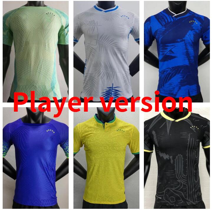 

Player Version 2022 2023 brasils soccer jerseys 22 23 COUTINHO RICHARLISON VINI JR. L.PAQUETA E.RIBEIRO G.JESUS CASEMIRO FIRMINO Richarlison Ederson Football shirts