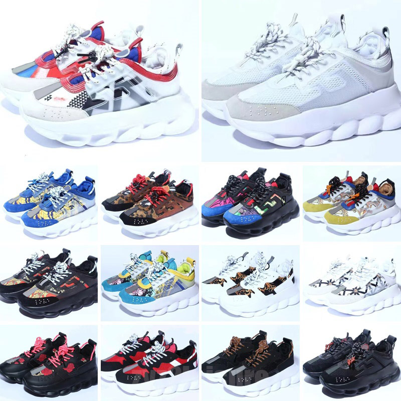 

Luxury Italy casual Shoes reaction sneakers black white multi-color suede leaopard floral arrows tan fluo pink men women designer Trainers, Color 12