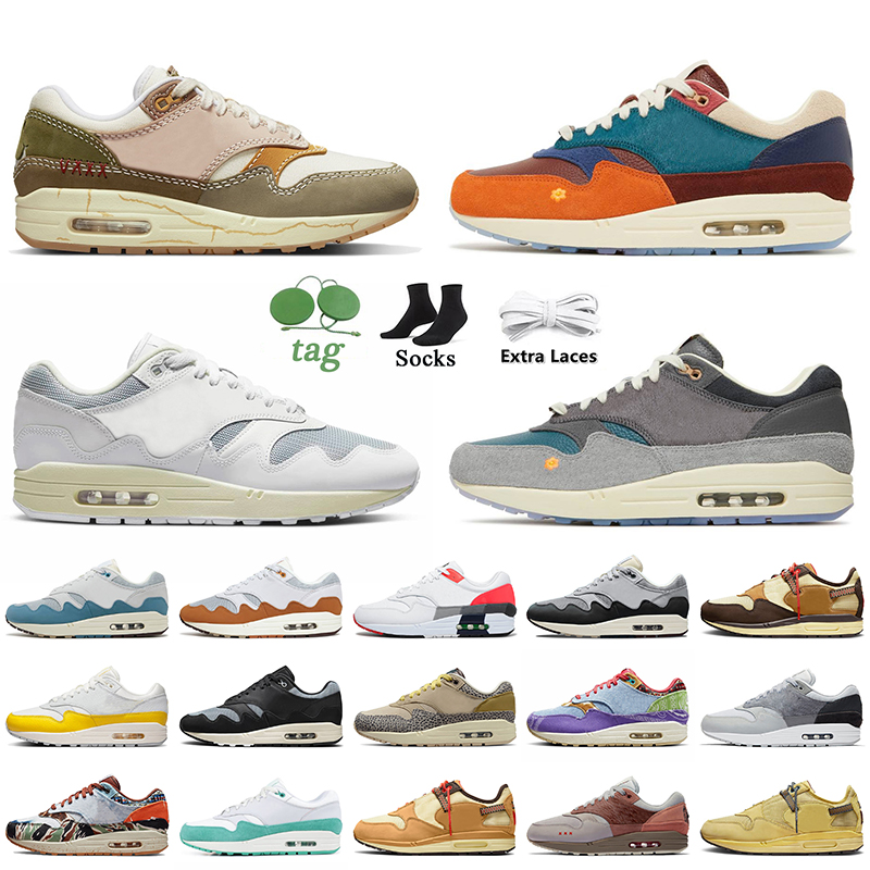 2022 Womens Mens Running Shoes Patta 1 White Black Wabi Sabi Oregon Ducks 1s Concepts Far Out 87 Kasina Won Ang Denim Olive Canvas Sneakers Sports Trainers Big Size 12 13, A30 evolution of icons 36-45