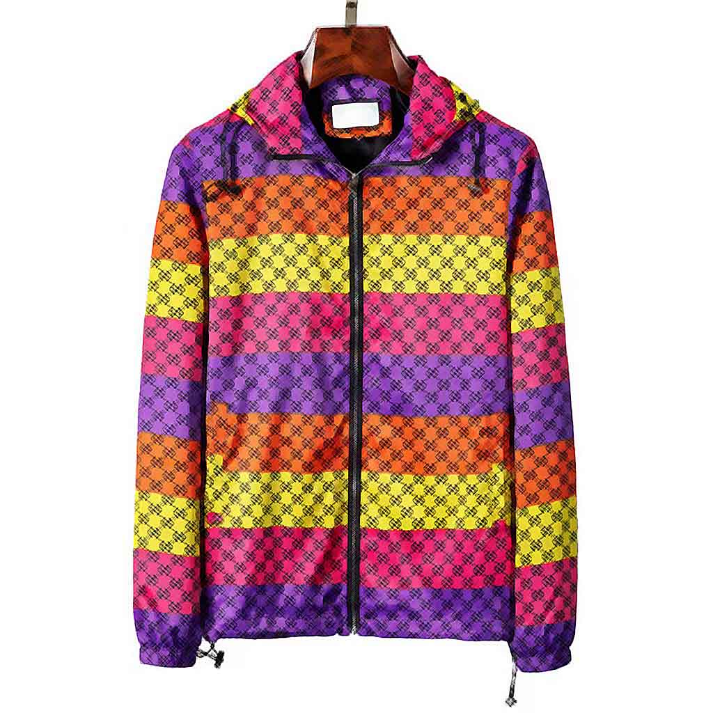 

fashion designer men's jacket Classic checkered wrinkle resistant Spring and Autumn coat trench zipper outerwear Outerwear Sport size M-3XL, Customize