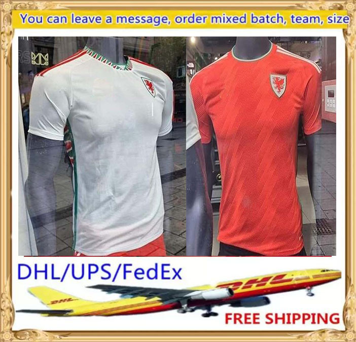 

2022 Wales Soccer Jerseys BALE WILSON ALLEN RAMSEY Mens 22 23 world National Team cup Rodon VOKES Home Football Shirt Short Sleeve Adult Uniforms, Red