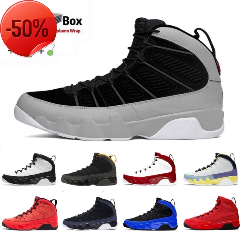 

Boots Boots Jumpman 9 9s men basketball shoes Particle Grey Chile Gym red Motorboat Black white UNC Racer Photo University Gold Blue mens trainers, Color#7