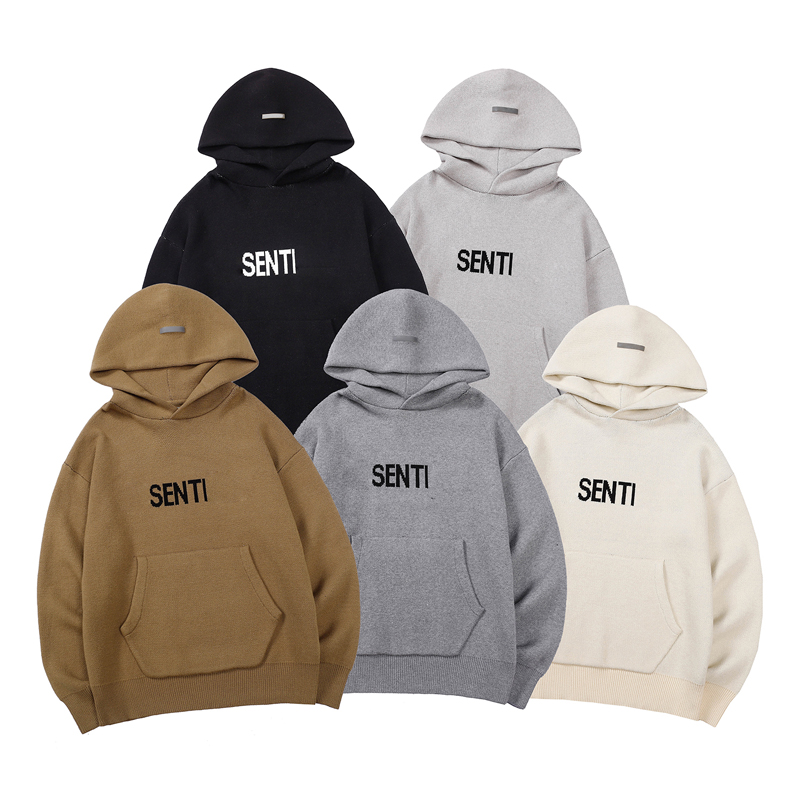 

mens women designer sweaters luxury sweatshirt men ESS letter embroidery Round neck comfortable high-quality jumper fashion cardigan for men
