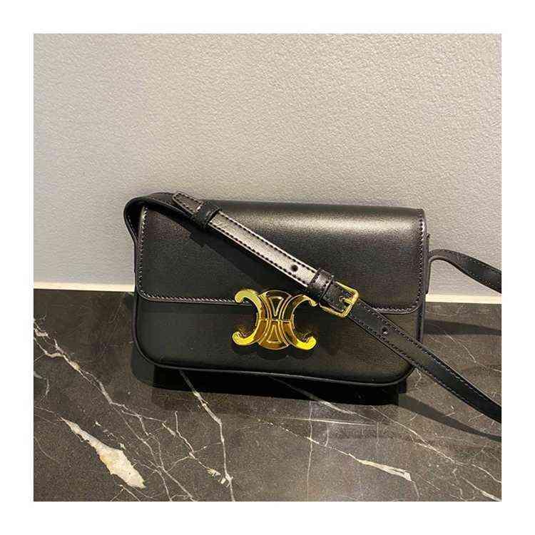 

Armpit bag 2021 summer new Lisa net red same arc de Triomphe old flower one shoulder Staff Bag female ''CELIN''s pWp, Dark brown flower