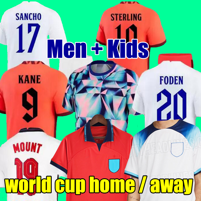 

2021 2022 soccer jersey KANE STERLING RASHFORD SANCHO GREALISH MOUNT eNGLanDS FODEN SAKA 22 23 national football top soccer shirt men kids kit sets uniform socks, Special