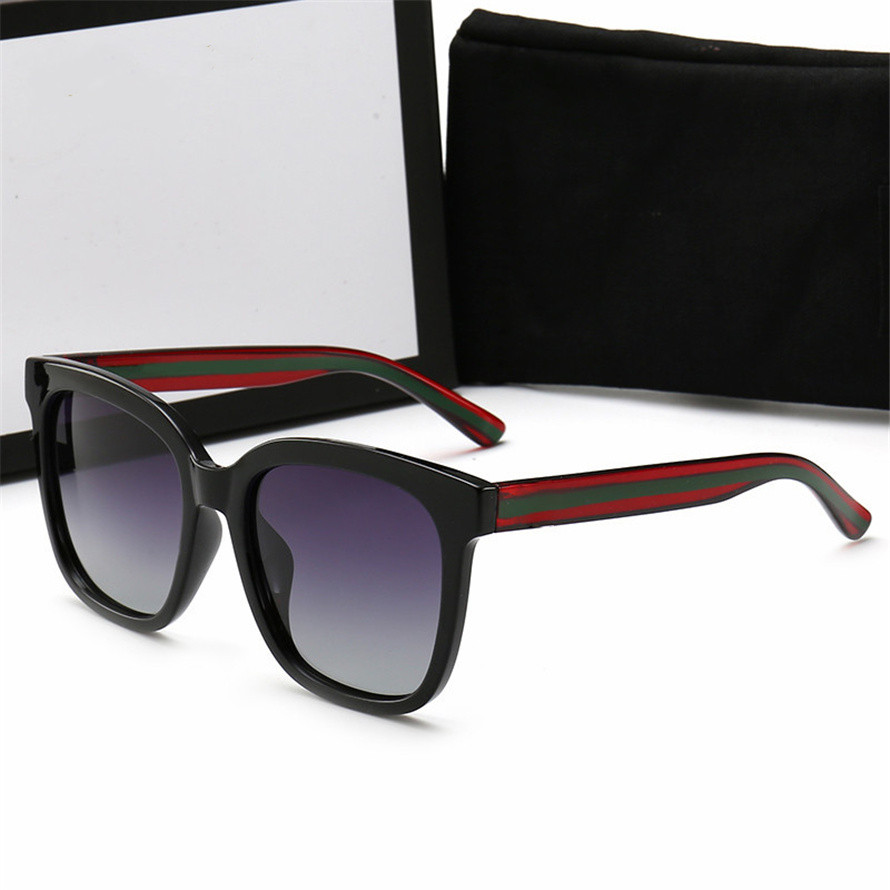 

Luxury designer sunglasses Fashion Classic Men Women Eyewear UV400 Square Frame Sun Glasses High Quality With box