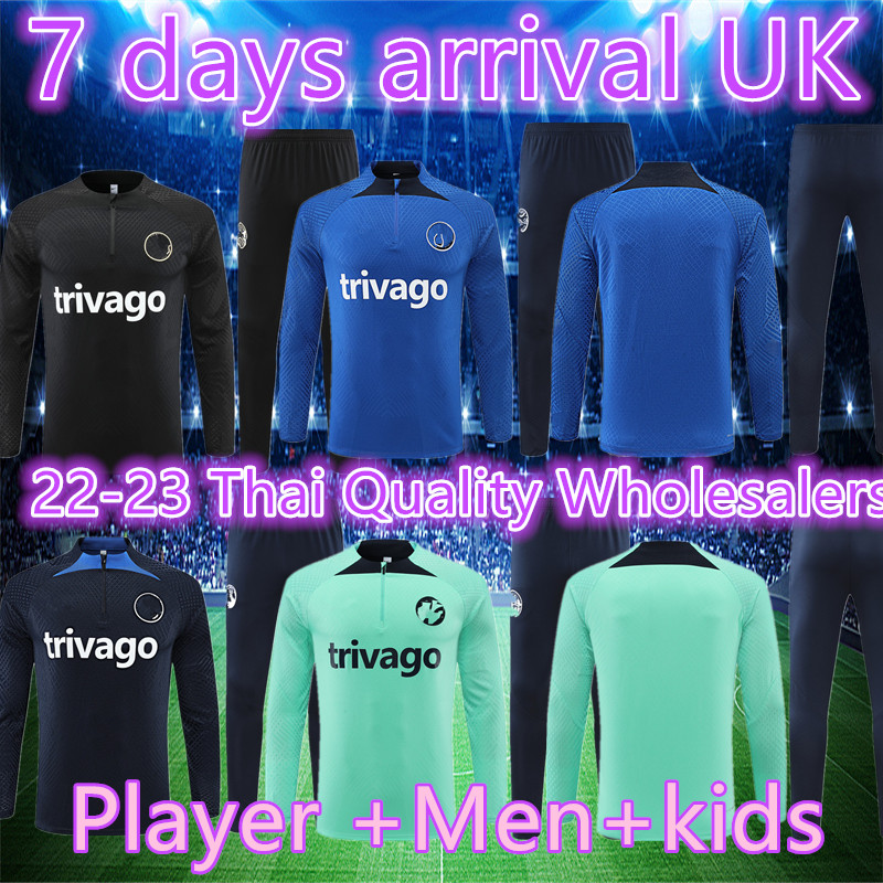 

Thai quality top 2022 2023 blue army TRACKSUIT set TRAINING suit 22/23 men and kids Player football jacket chandal futbol survetement, Multi