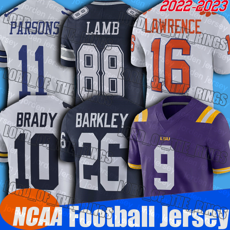 

NEW American College Football Wear NCAA Football Jersey College Dak Prescott Ezekiel Elliott Dalton Schultz Jerseys Trevon Diggs Jayron Kear, Man custom jersey (nz)