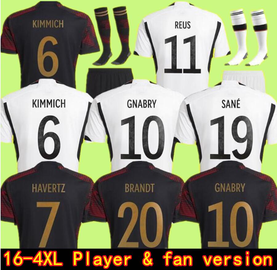 

16-4XL 2022 World Cup Soccer Jerseys GermanyS HUMMELS KROOS WERNER MULLER HAVERTZ Football shirt GOTZE SANEA KHEDIRA REUS GNABRY German player men kids kit uniform, Yellow