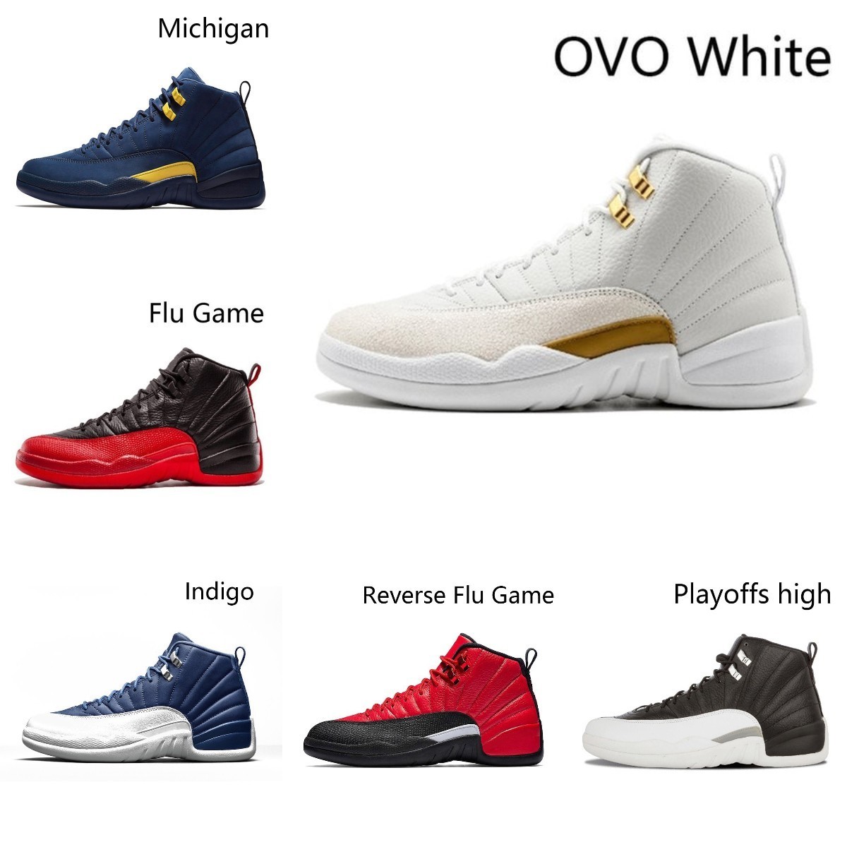 

Jumpman 12 Men Basketball Shoes 12s Playoffs Royalty Taxi Stealth Reverse Flu Game Hyper Royal Twist Utility Dark Concord Mens Trainers Outdoor Sports Sneakers