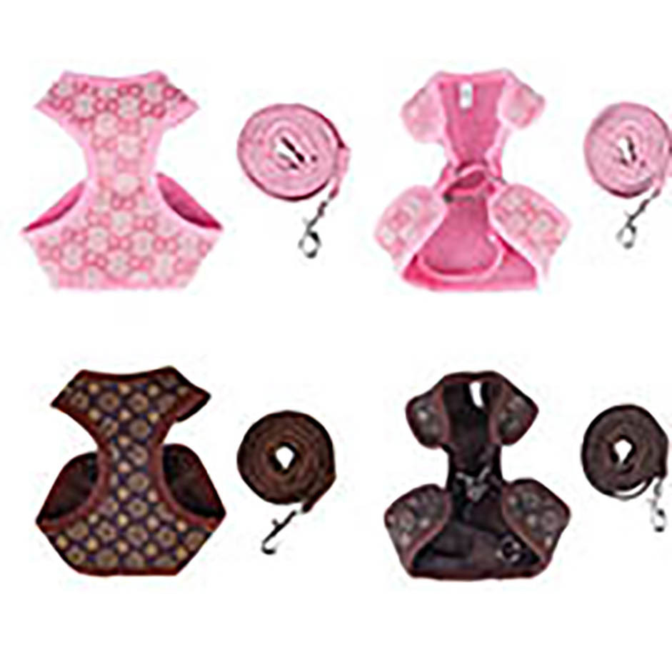 

Dog Collars Classic 7color Presbyopia Designer Letters Pattern Print Leashes PU Leather Fashion Adjustable Dogs Cats Neck Strap Cute Pet