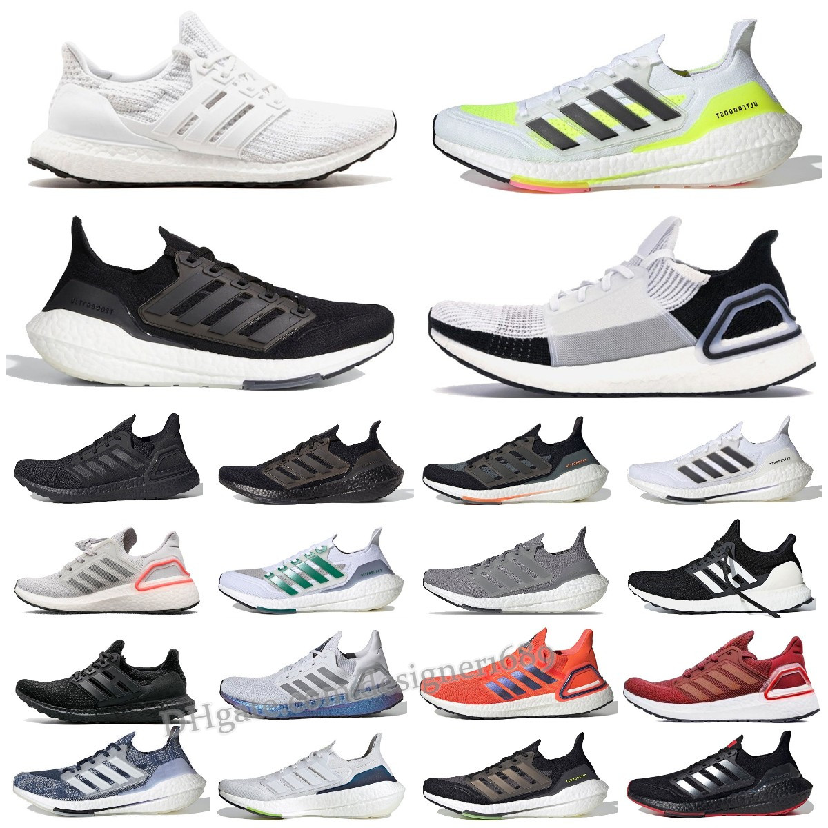 

Top Quality Casual Shoes Ultraboosts 20 UB 4.0 Orca Ash Pearl Ultra boosts 6.0 Pulse Aqua Triple Black White Solar Yellow Grey outdoor sports Trainers Sneakers, Box