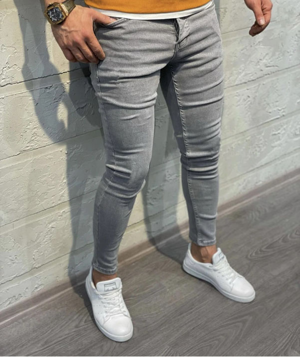 mens skinny jeans pencil pant Men Slim Motorcycle For Vintage Denim Jean Stretch Pants Steampunk Festival Burner man Boho pant-image-799036601