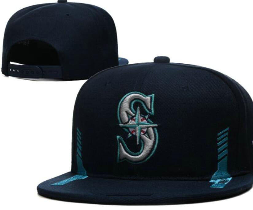 

2022 American Baseball NY MIL Seattle Snapback Hats 32 Teams Dbacks Casquette Sports Hip-Hop Flat Embroidered Hat Men Women Adjustable Caps Chapeau, 10