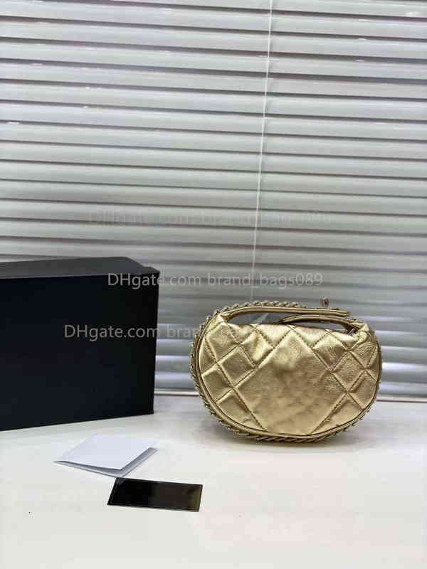 

CC Bag Evening Bags Wholesale 2022 New Designer Luxury Designer's Clutch Chain Womens Fashion Crossbody Silver Hardware Lambskin Handbag Wal, Black