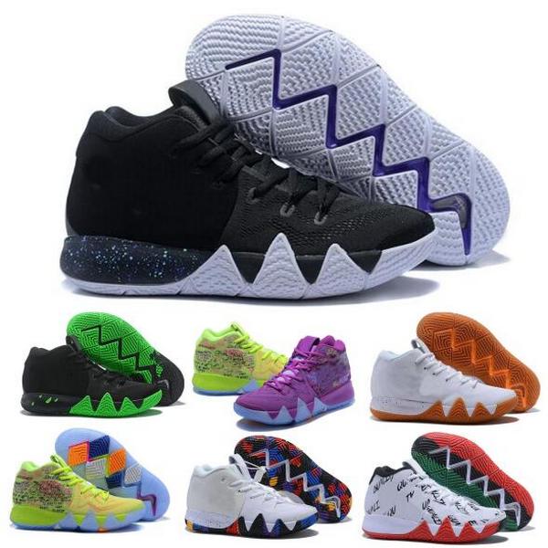 

Kyrie 4 Men Basketball Shoes 4s Mamba Confetti Ankle Taker Halloween Bhm Equality Light Grey 2022 Man Trainers Sneakers Size 7 - 12, Khaki