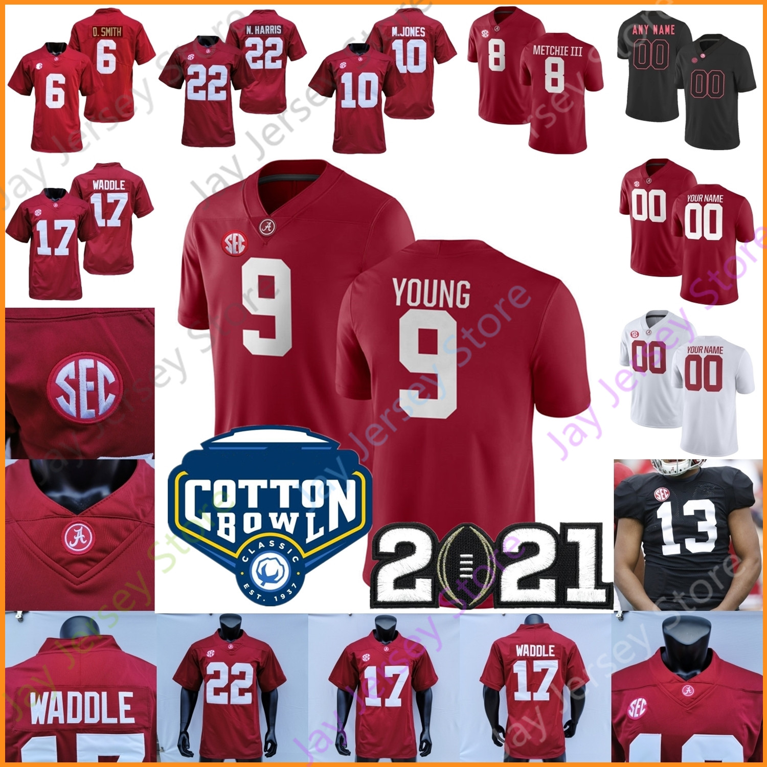 

Alabama Football Jersey Bryce Young Traeshon Holden Jermaine Burton Will Anderson Jr. Jahmyr Gibbs Jaylen Moody McClellan McKinstry Lawson Prentice Milroe, Salute to service