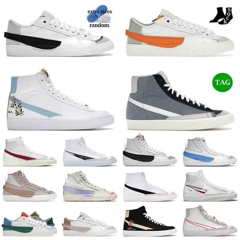 

Blazer Mid 77 Low Vintage Running Shoes Skate Jumbo Orange Sail Black White Cool Grey City Pride Chicago Metallic Gold Men Women Trainers Sneakers 36-45, 26 36-40