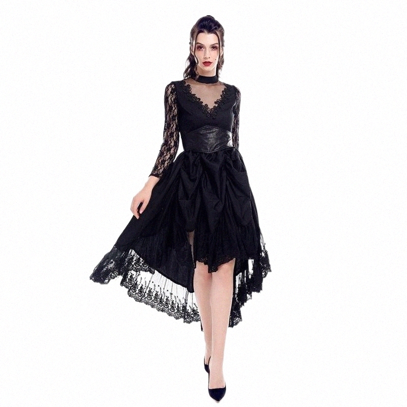 

Casual Dresses casual Dresses ROLECOS Vintage Lace Dress Victorian Gothic Costume Cotton Renaissance Women Summer Party Black Halloween V16n#, Black456