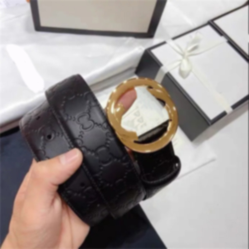 

Designer letter buckle high-end belt luxury men's leather smooth buckles trouser belts brand leisure Women's waistband business fashion men 3.8cm wide belt, G logo