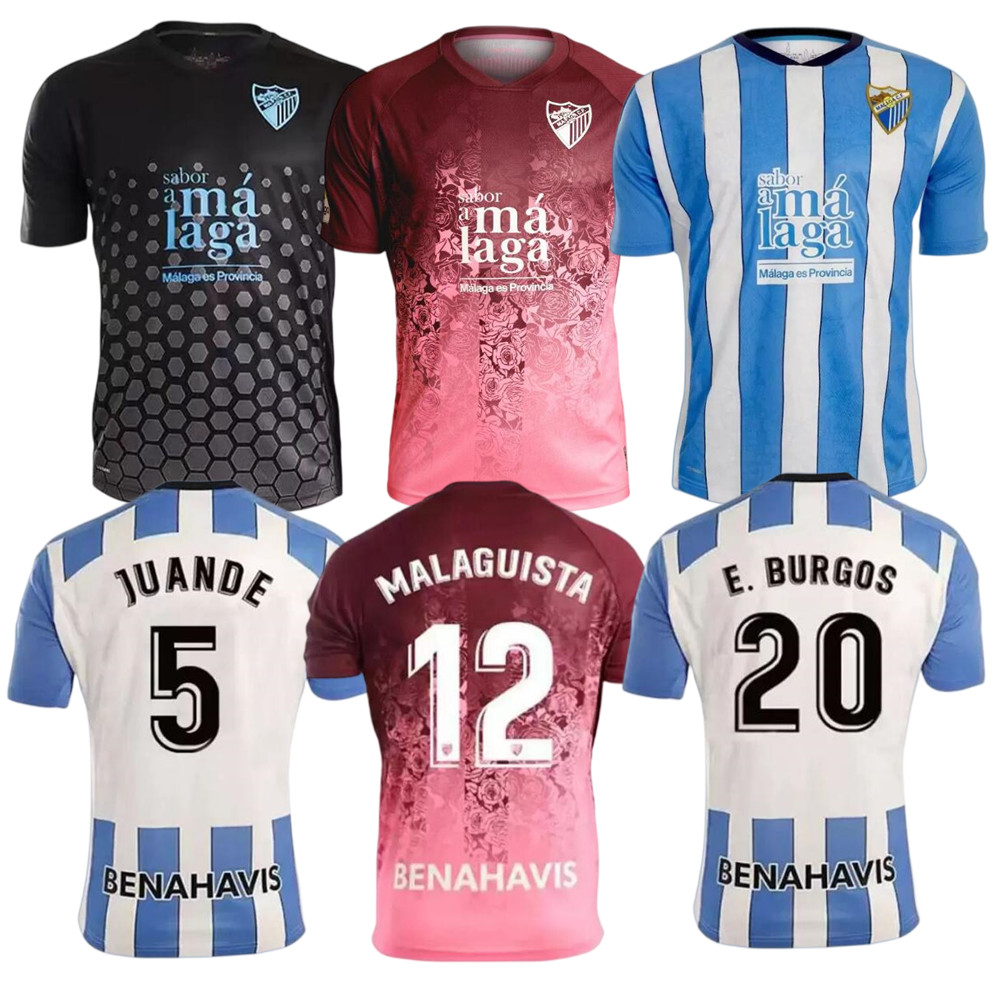 

22 23 Malaga Soccer Jerseys MAlaga away K Bare JUANPI ADRIAN CF Football Shirt BAR Casas Juankar camiseta de fUtbol Juande jersey Hombres Uniforms