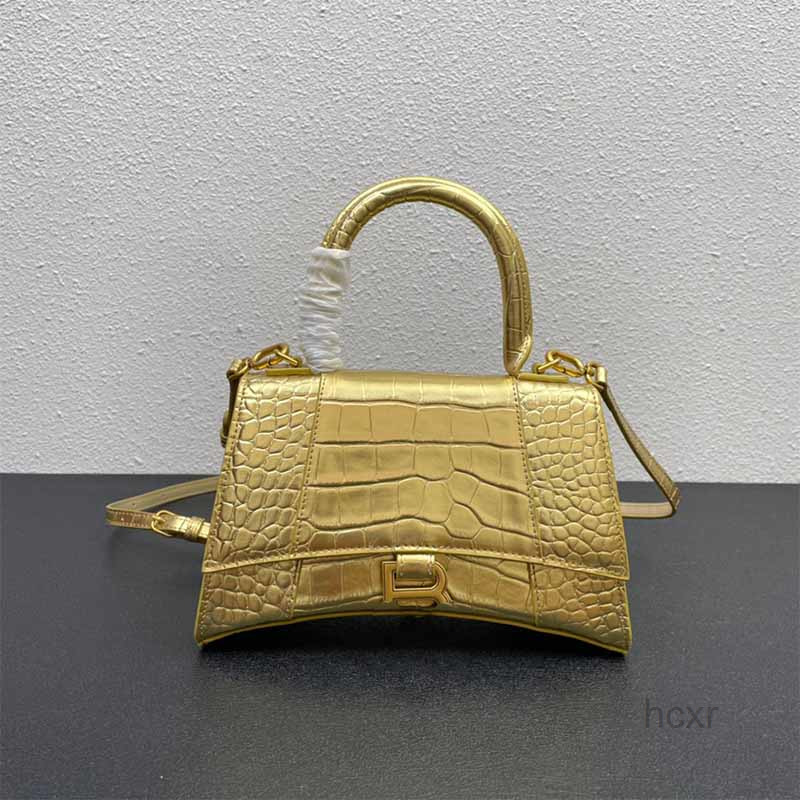 

Totes Crocodile Pattern Handbag Real Cowhide Luxury Designer Bags Unique Tote Bag Rounded And Smooth Arched Arcs Messenger Bag, Blue