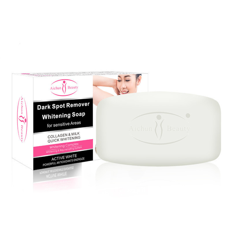 

Collagen Milk Quick Whiteng Handmade Soap Lighten Bikini Line Dark Spot Remover Whitening Soap For Sensitive Areas