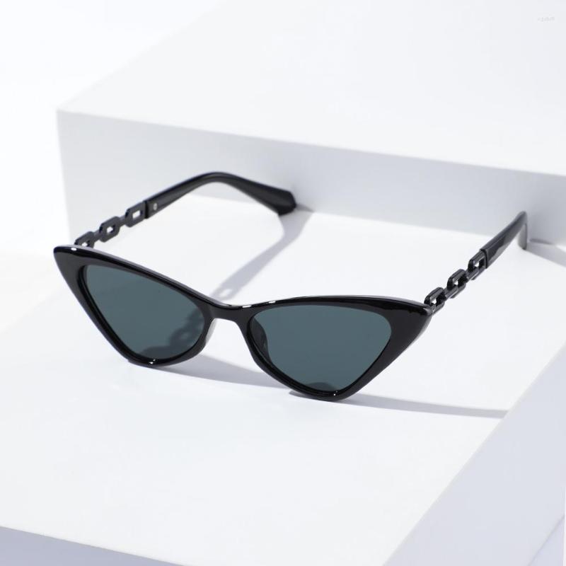 

Sunglasses 2022 Fashion Square Personality Vintage Women's Black Gray Shade Sun Glasses Latest Outdoor UV400
