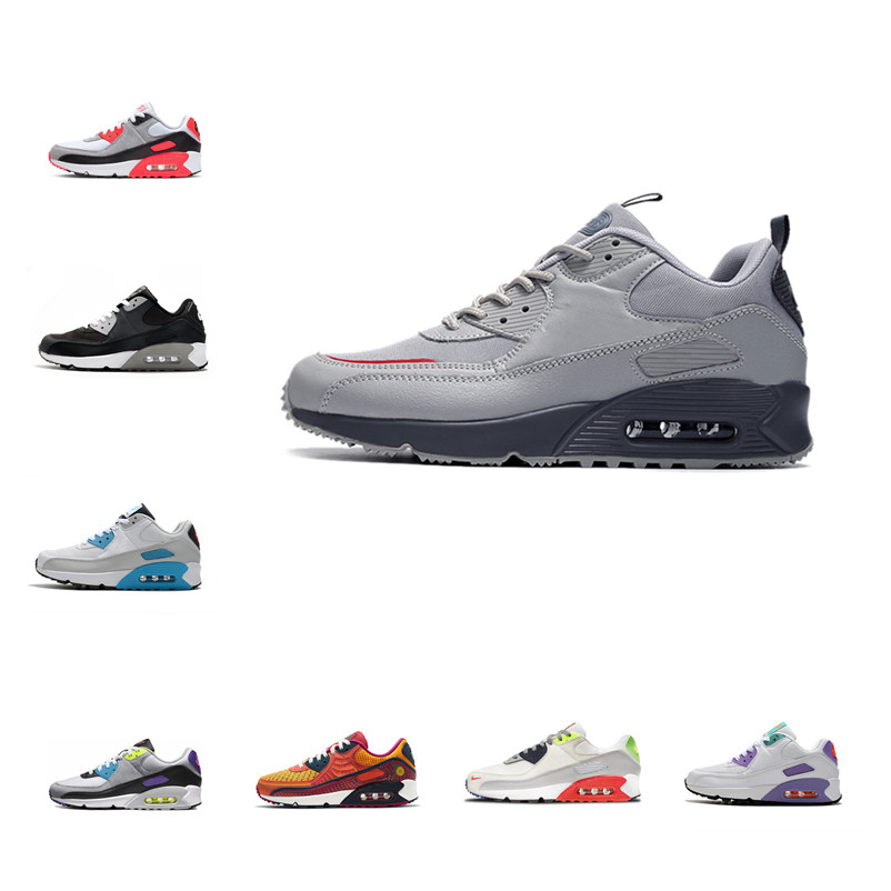 

running shoes UNC 90 airmaxs Triple foams runner Pink Hyper Turquoise Orange Camo Viotech Be True Laser Blue City Pack London 90s airs mens womens trainer sneakers, Color