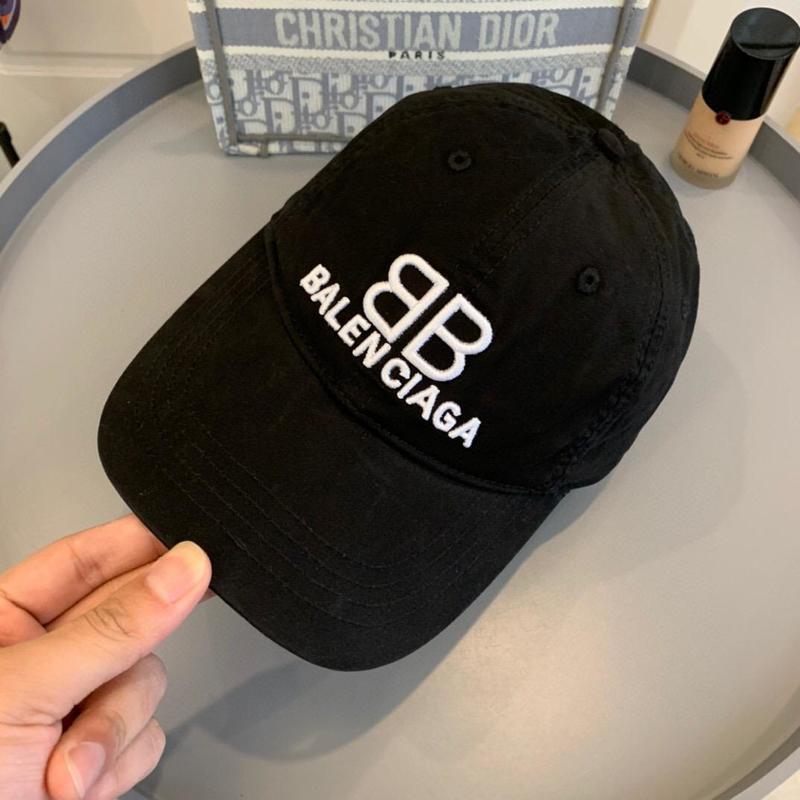 

Hats balenciga hat classic Paris washed Vintage baseball cap men's foreign embroidered duck tongue hat Sun Visor Hat tide, Soft top wash bal white