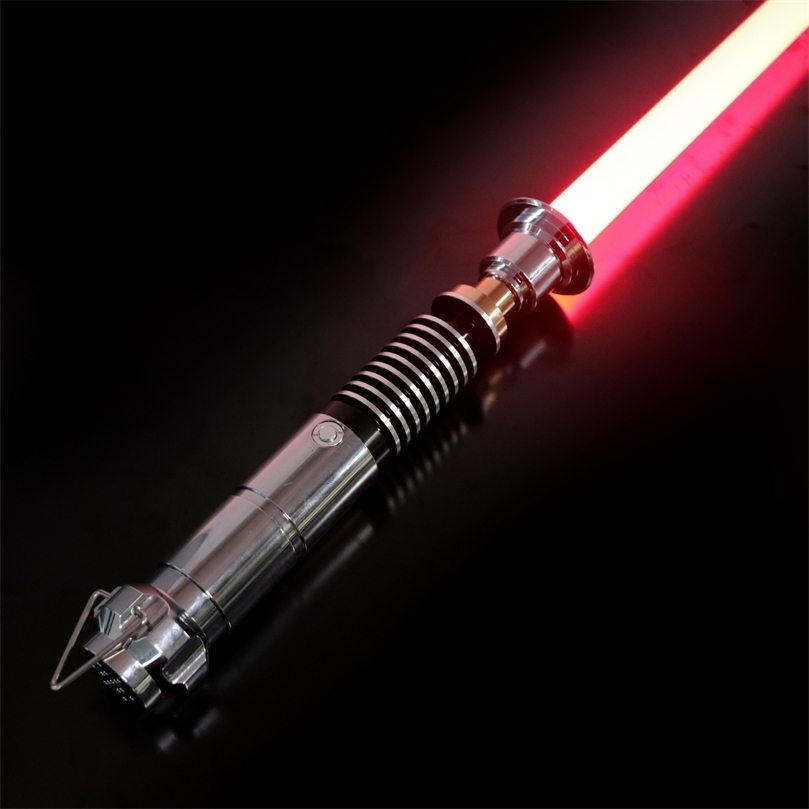 

LED SwordsGuns LGT Lightsaber Luke Saber Force Heavy Dueling Light Saber Infinite Color Changing with Mulit Sound Fonts Sensitive Smooth Swing 220905