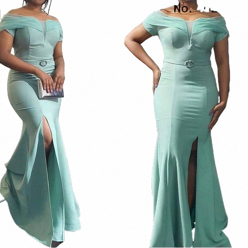 Ethnic Clothing ethnic Clothing 2022 Blue Women's Maxi Dress Long Sleeve One-shoulder Pullover Party Folds Backless Sexy Bodycon Vestidos De-image-799055722