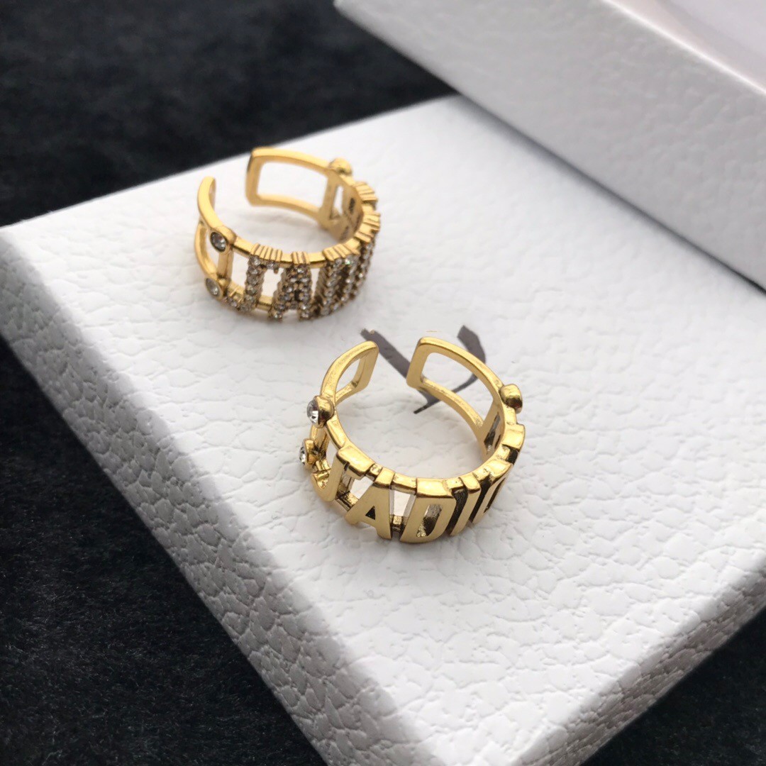 

Rock men Women Hip hop couple ring Top Quality Extravagant Love pearl star Gold Silver Rose Stainless Steel brass letter diamond Rings wedding Jewelry open big size