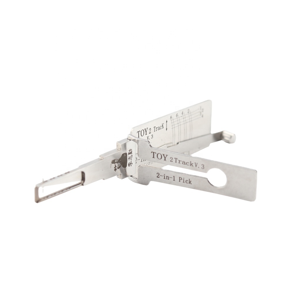

Locksmith Supplies original LISHI Tools TOY2T 2-IN-1 PICK for Toyota Door Lock Paddle Decoder