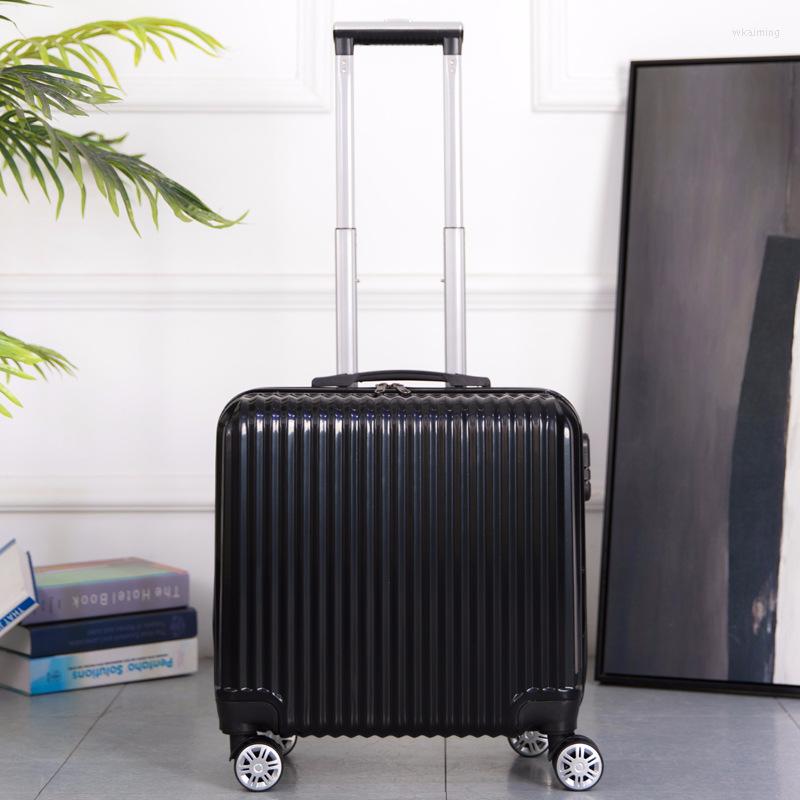 

Suitcases Kid's Travel Luggage 18'' Cabin Suitcase Wheels Trolley Bag Carry On Rolling Bagage Trolly For Traveling Fashion