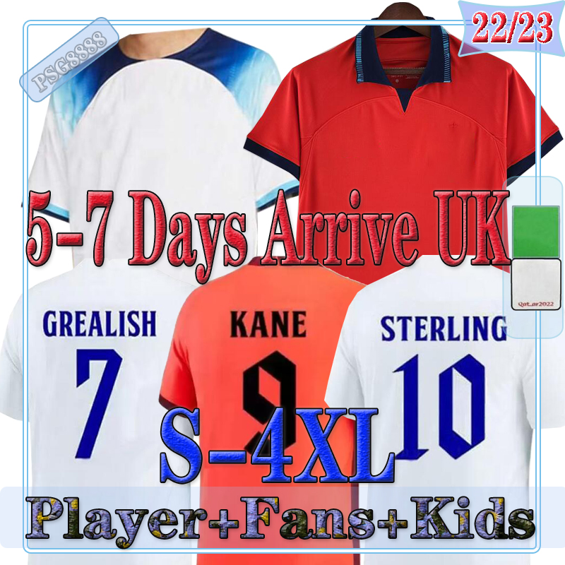 

2022 2023 ENglAnS Player Fans soccer jerseys Maillot Foot KANE STERLING RASHFORD SANCHO GREALISH MOUNT FODEN HENDERSON MAGUIRE 22 23 Football Shirts men kids kit