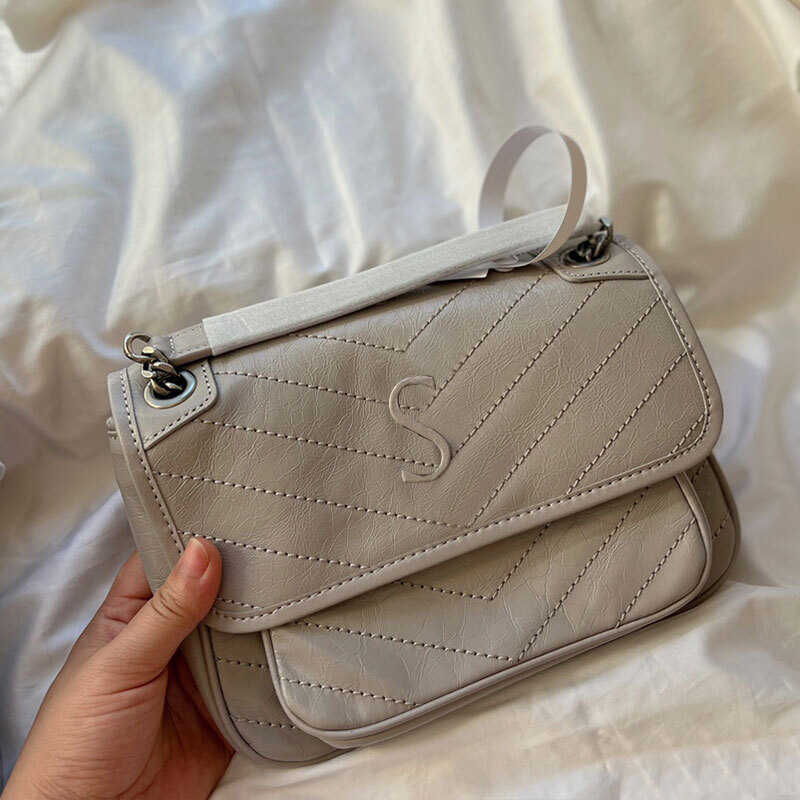 

Cross Body Chain Cloud Bags 2 Top Handle Crossbody Messenger Bag Flap Shoulder Bags Thread Purse Women Handbags High Quality Soft Cowhide Ge