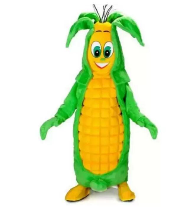 

2022 factory sale Tasty Corn Mascot Costumes Halloween Fancy Party Dress Cartoon Character Carnival Xmas Easter Advertising Birthday Party Costume Outfit, As pic