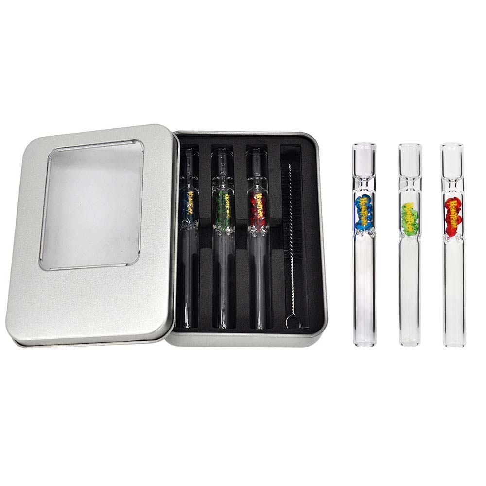 

Honeypuff Colroful Smoking Pipes Pyrex 4 inches One Hitter Bat Cigarette Holder Glass Steamroller Pipe Filters for Tobacco Dry Herb Oil Burner Hand Pipe