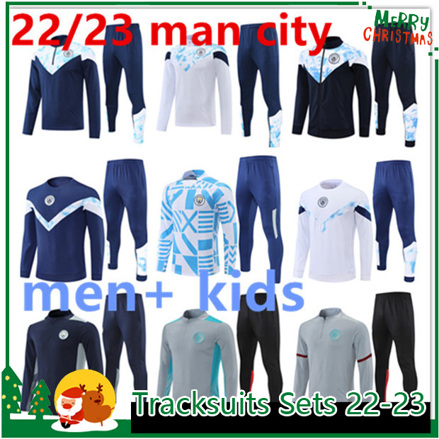 

2022 2023 Soccer Tracksuits Sets 22/23 man Sportswear Football 2021 2022 Boys girls Survatment Foot Chandal man City Training Suit tracksuit MEN Kids