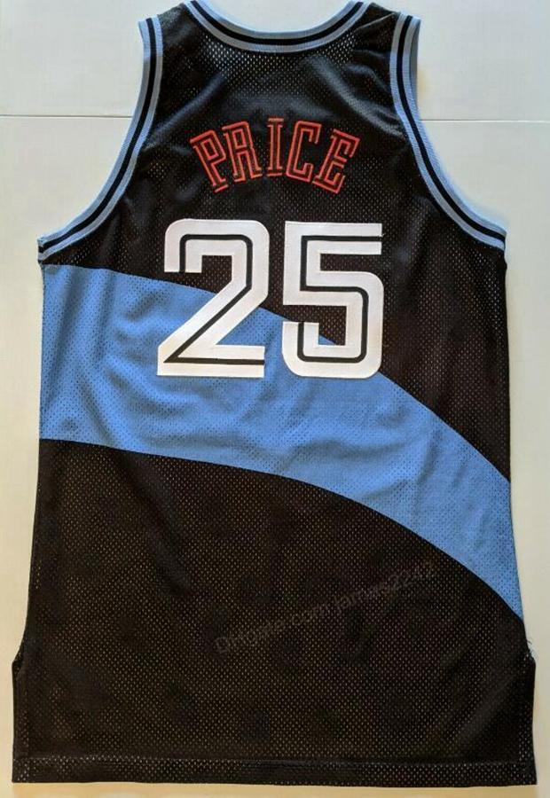 

College wear Custom #25 MARK PRICE Basketball Jersey Men's All Stitched Black Any Size 2XS-3XL 4XL 5XL Name Or Number Top Quality
