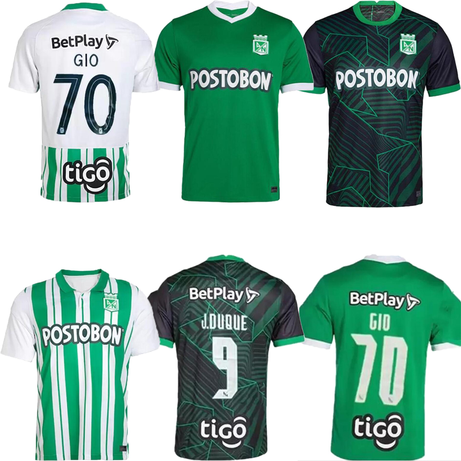 

2022 2023 Atletico Nacional Medellin Soccer Jersey Gio Andrade D.Pabon J.Duque Turro J.Barera Home Away Third Foodball Jerseys Men Shirt, Red