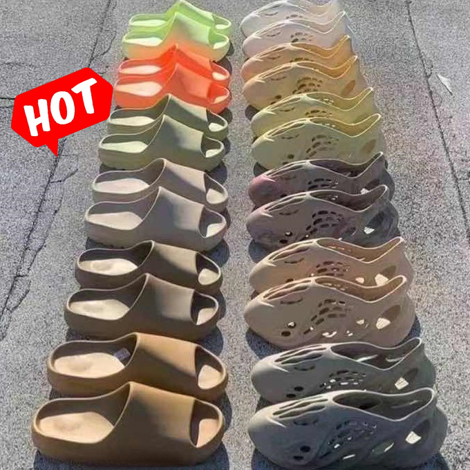 

2022 Designer sandals men woman sandal Black White Resin pure Ochre bone slippers foam mens womens slide slipper slides slider EVA sliders runr clog 36-48 MX Carbon, Hello