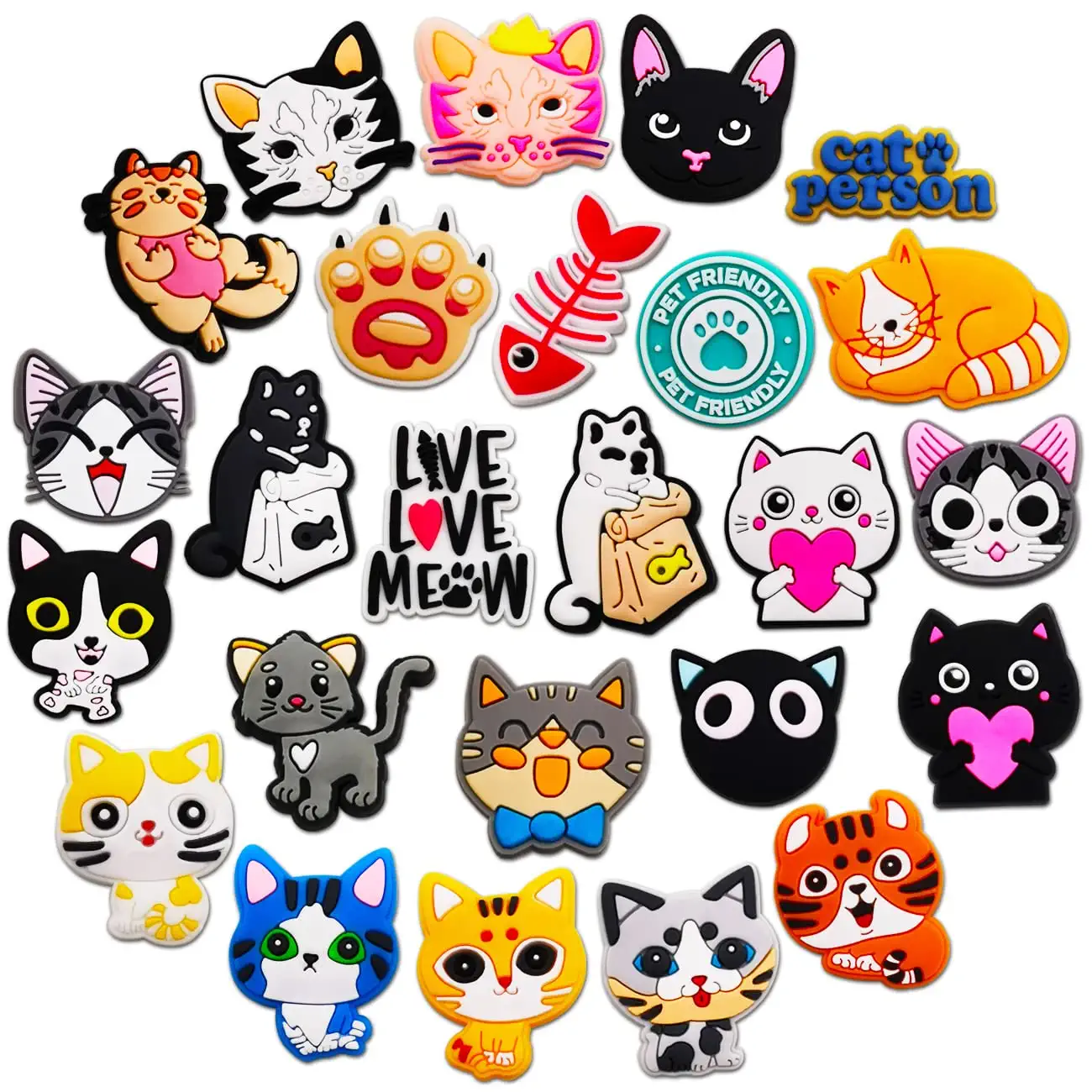 

Shoe Parts Accessories L Cat Charms For Croc Bubble Slides Sandals Clogs Cute Kitten Meow Pet Shoes Decorations Girls Wo Shoescharm Am8Xu